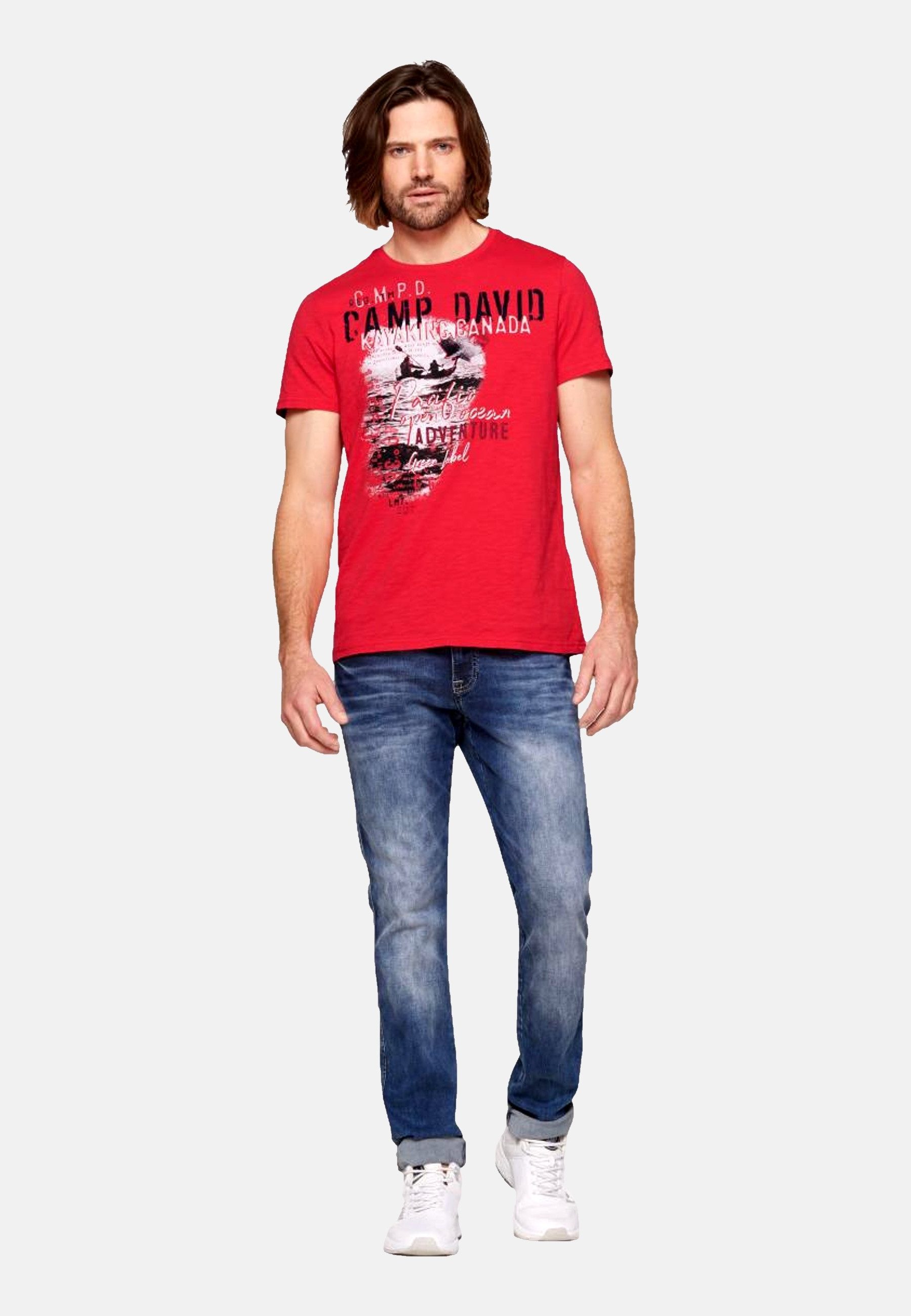 CAMP DAVID T-Shirt T-Shirt Kurzarmshirt (1-tlg., günstig online kaufen