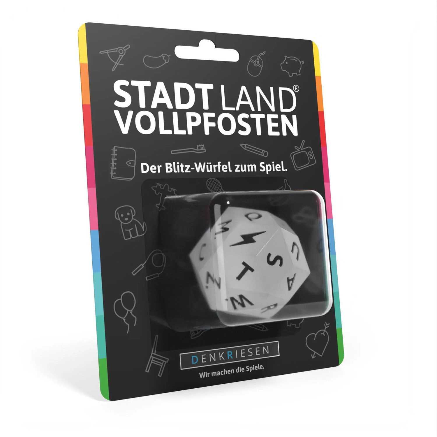 Denkriesen Spiel DENKRIESEN - STADT LAND VOLLPFOSTEN® - Würfel