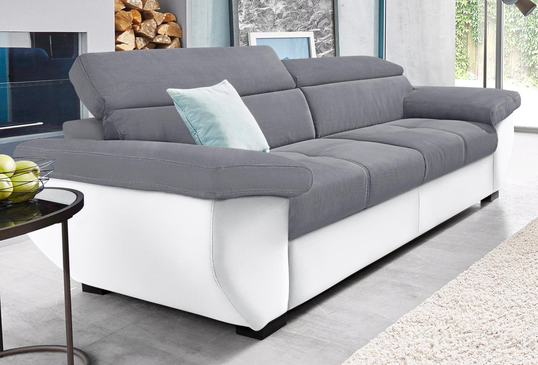 COTTA 2,5-Sitzer Speedway, Big-Sofa mit Kopfteilverstellung günstig online kaufen