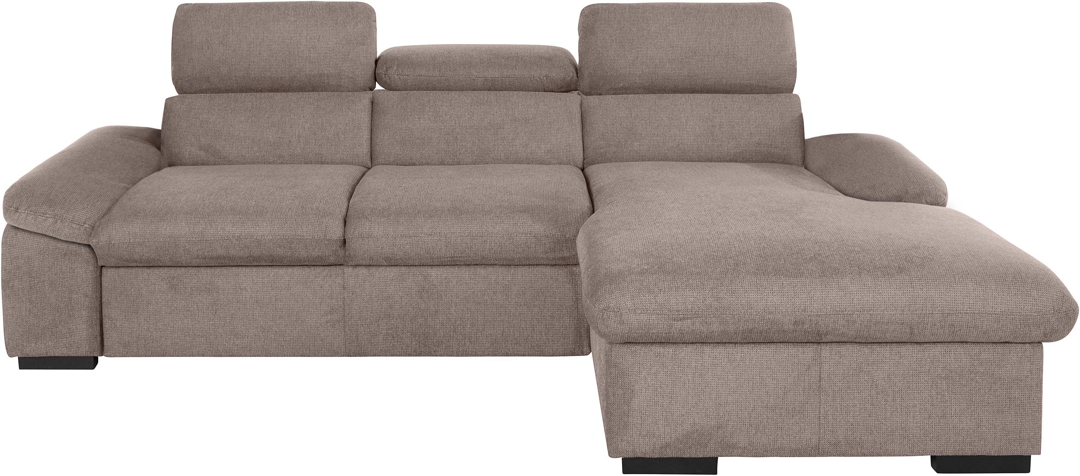 COTTA Ecksofa "Lola L-Form mit Kopfteilfunktion & Hocker", (Set, mit Hocker günstig online kaufen