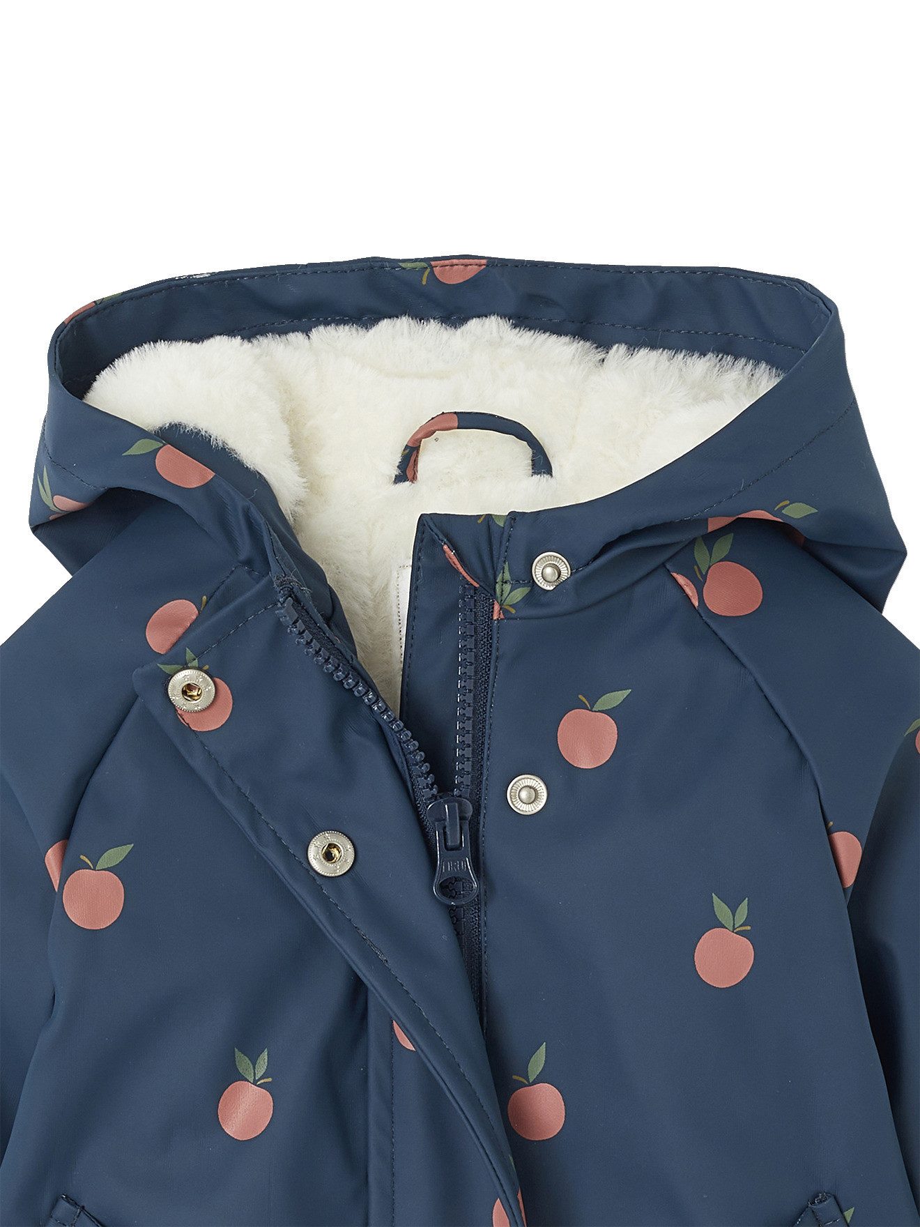 vertbaudet Regenjacke Gefütterte Mädchen Baby Regenjacke Recycling-Polyester, Blumenmuster