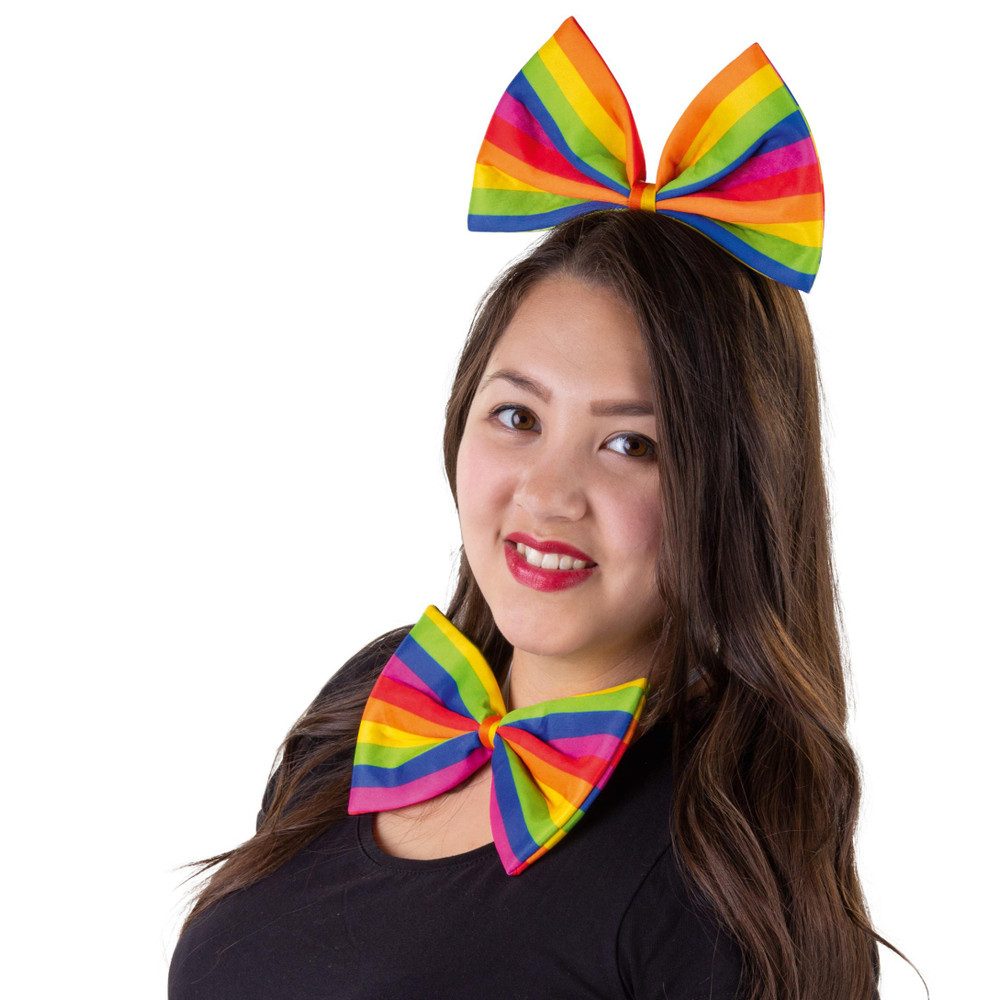 MICA Kostüm Fliege - Regenbogen - für Erwachsene günstig online kaufen