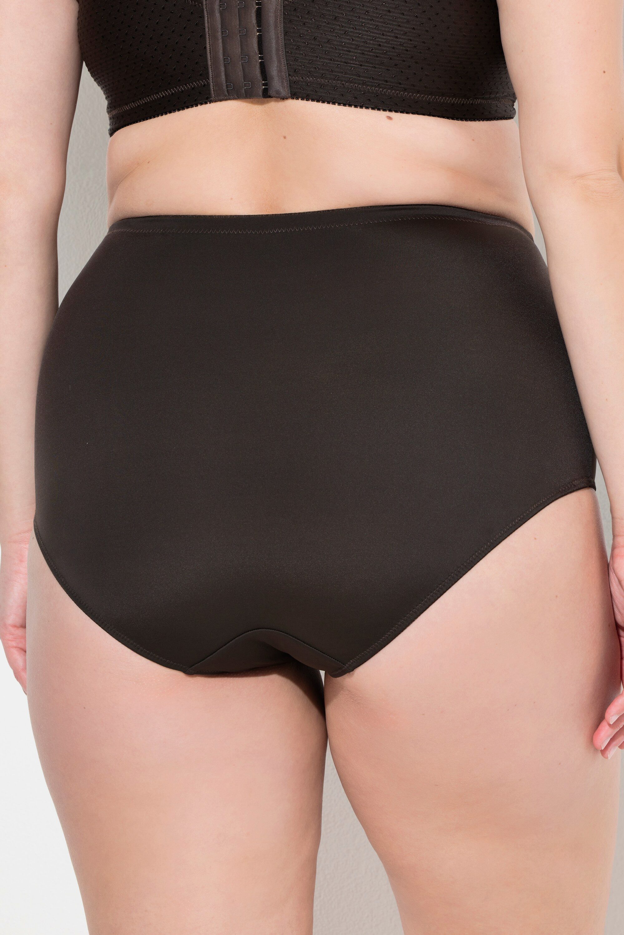 Ulla Popken Miederhose Miederhose High Waist Jacquard-Einsatz