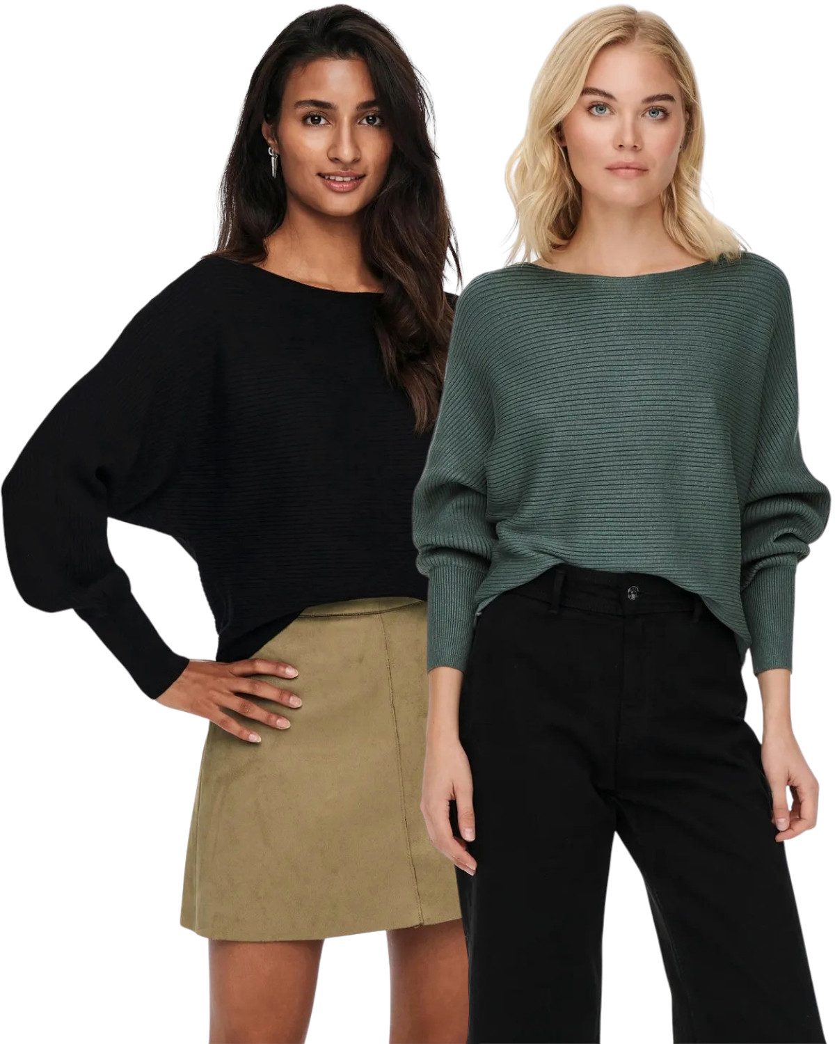 ONLY Langarmshirt Pullover mit Fledermausärmel im günstig online kaufen