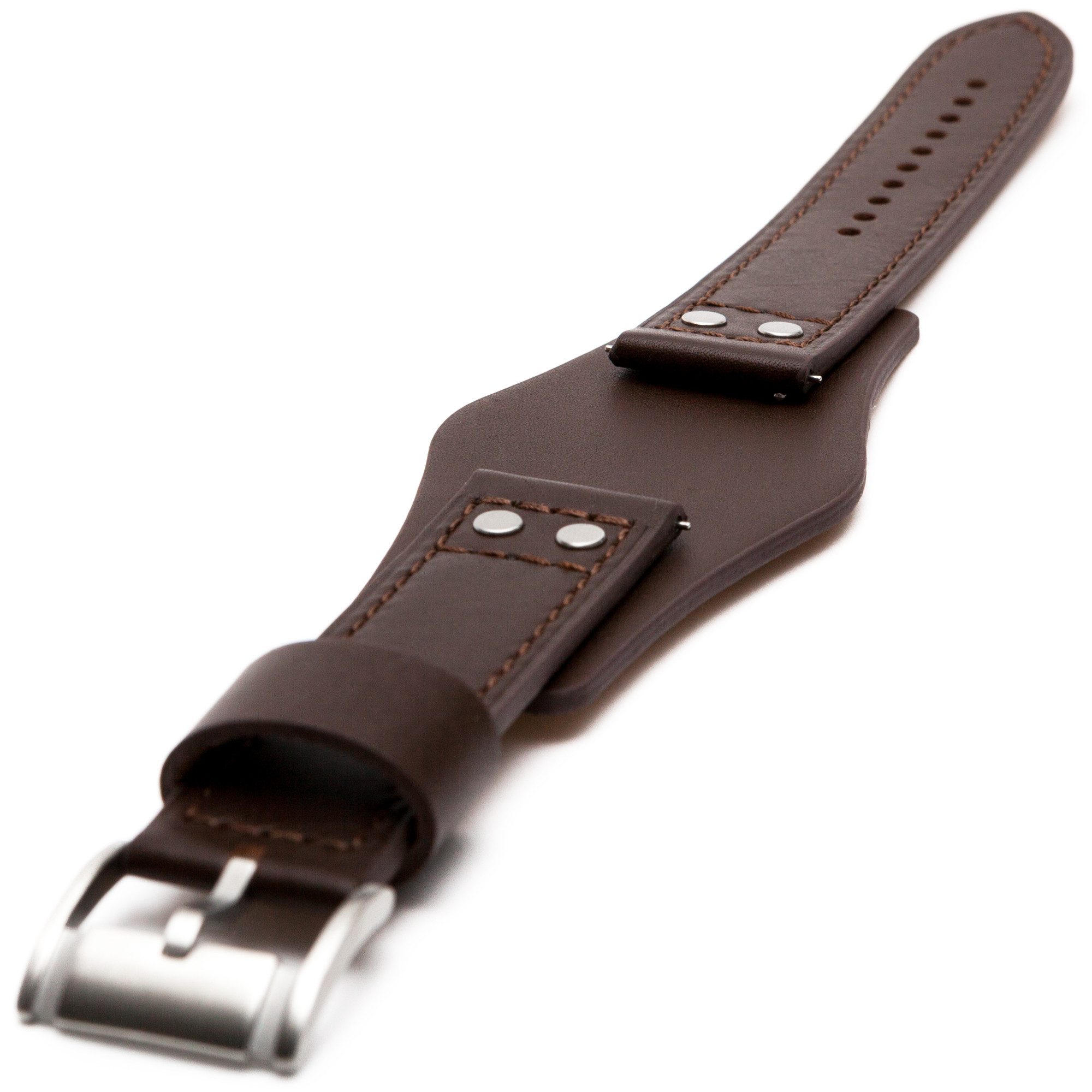 Fossil Uhrenarmband 22mm Leder Braun CH-2891 LB-CH2891