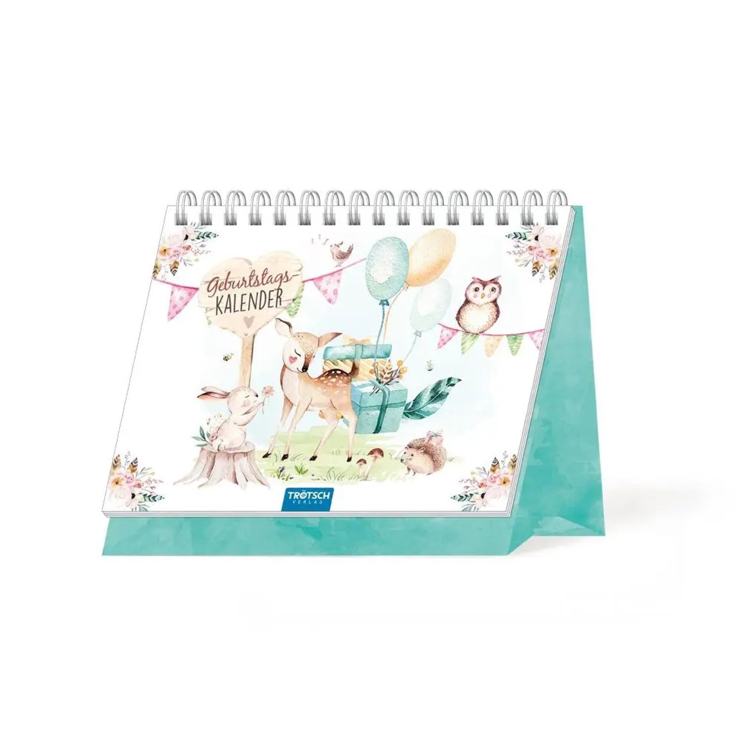 Trötsch Verlag Geburtstagskalender Trötsch Aufstellkalender Geburtstagskalender Waldfreunde