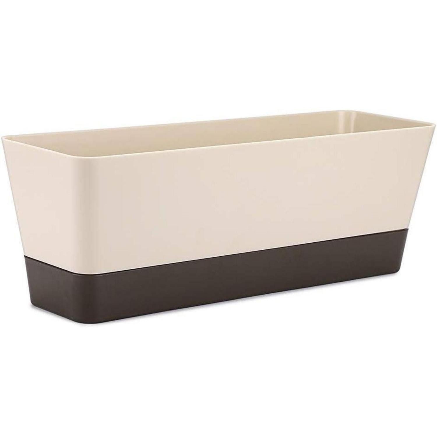 LuxusKollektion Blumenkasten Blumenkasten rechteckig Kunststoff Sukkulenten 30,5 cm 2 Stück