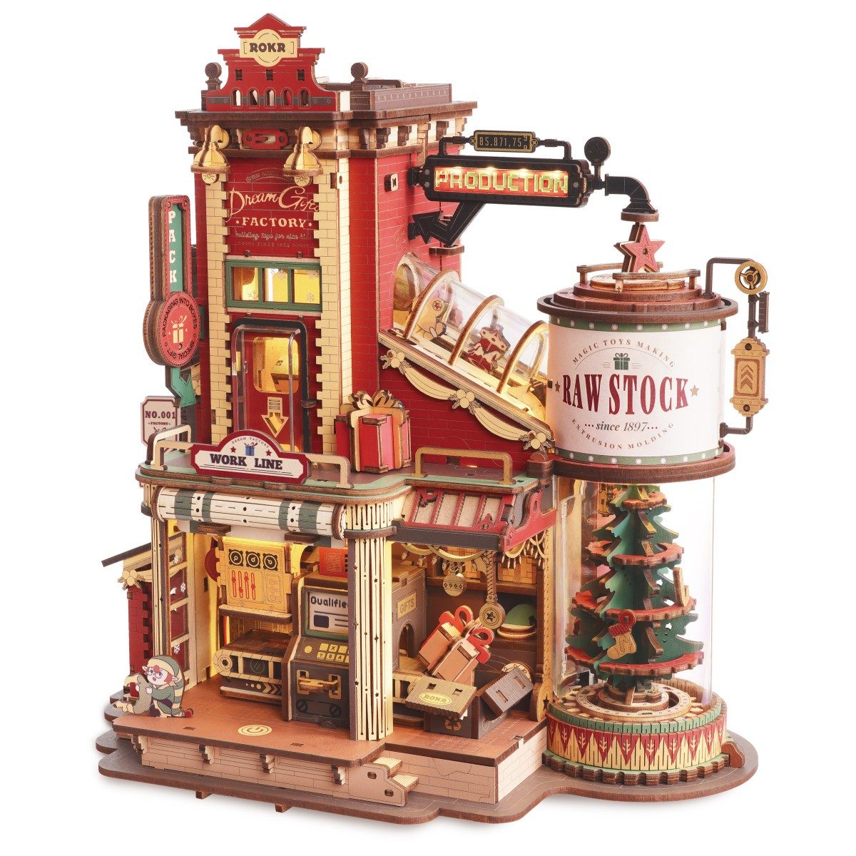 ROKR 3D-Puzzle Dream Gift Factory, 449 Puzzleteile günstig online kaufen