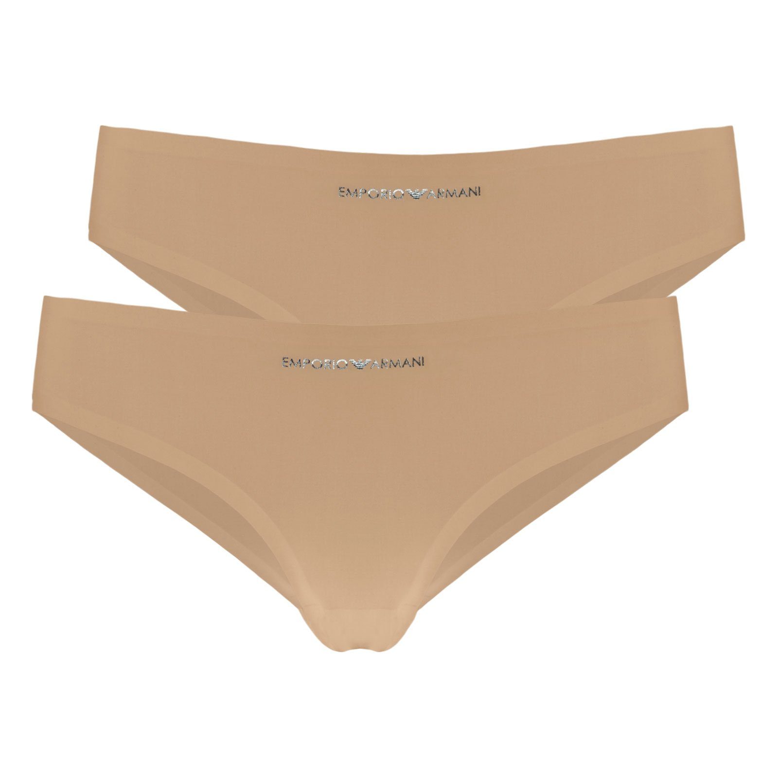 Emporio Armani Brasilslip Bonding Microfiber Brazilian Brief (2-St) mit nahtloser Verarbeitung und flachem Saum