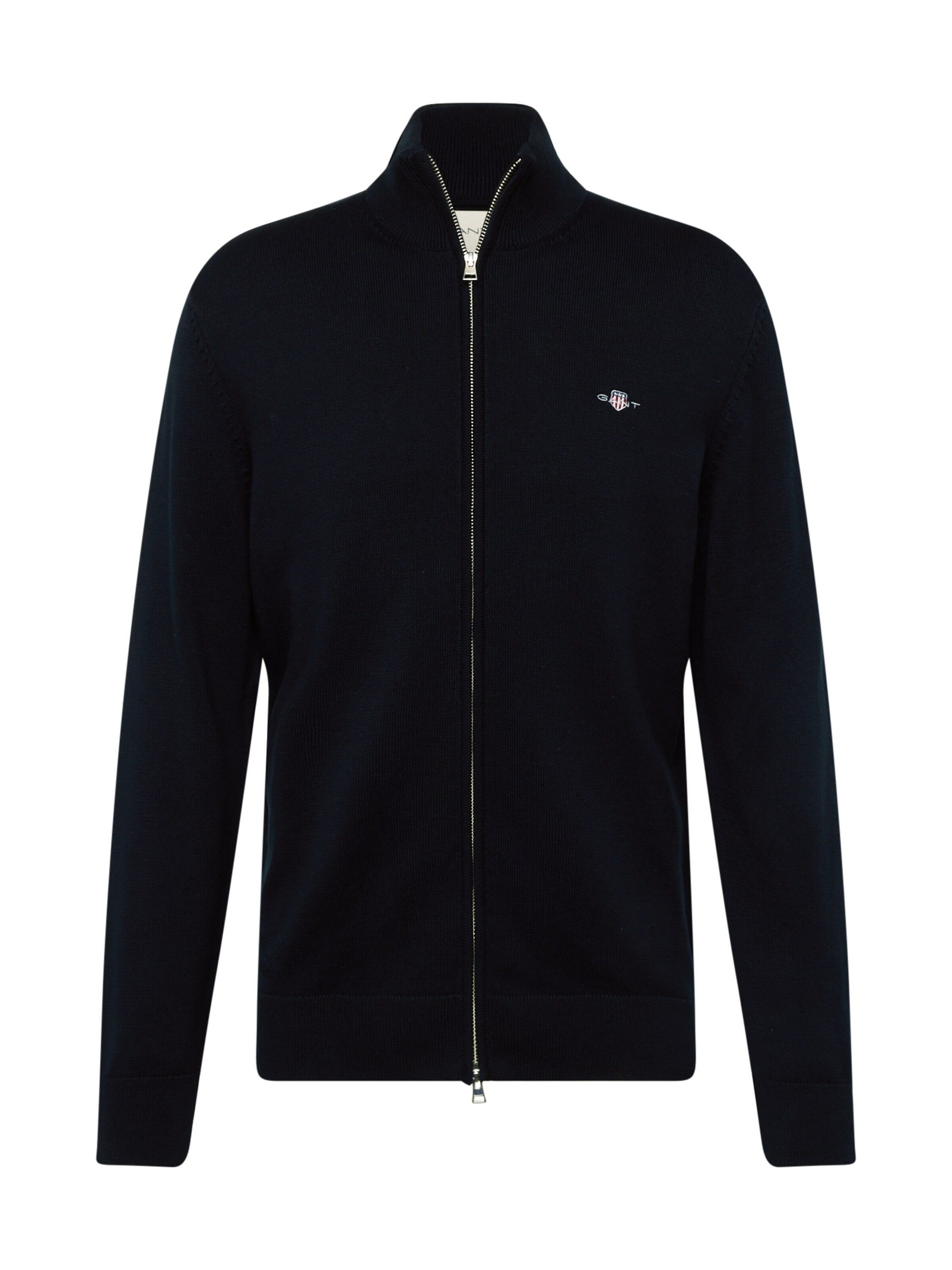 Gant Strickjacke (1-tlg) Stickerei