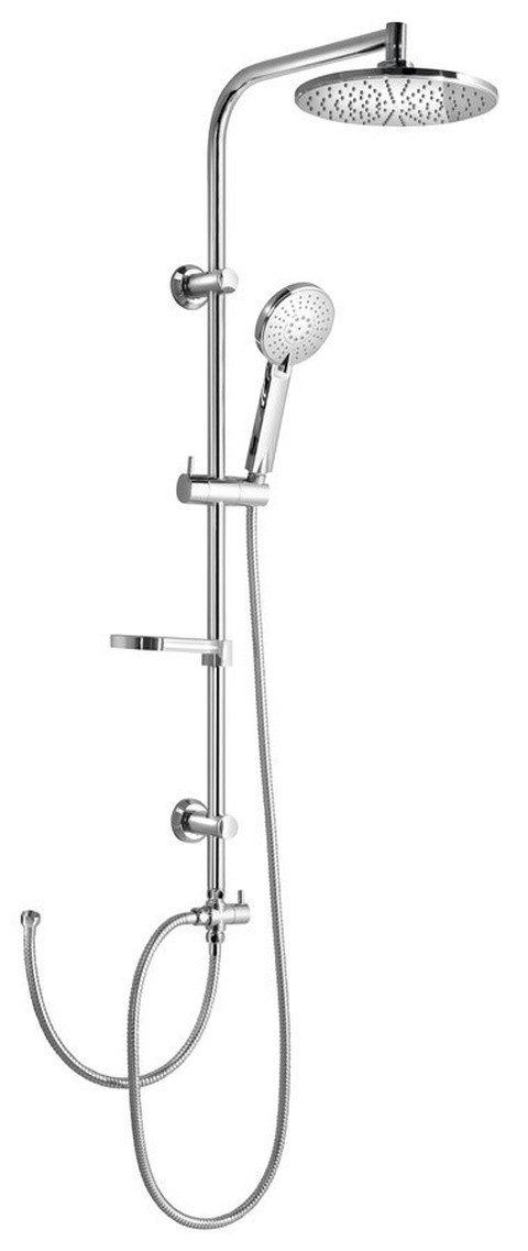 Aqualine Duschsäule ZARA Duschsäule mit Armaturenanschluss, Chrom, Höhe 101 cm, Aqualine-SL420