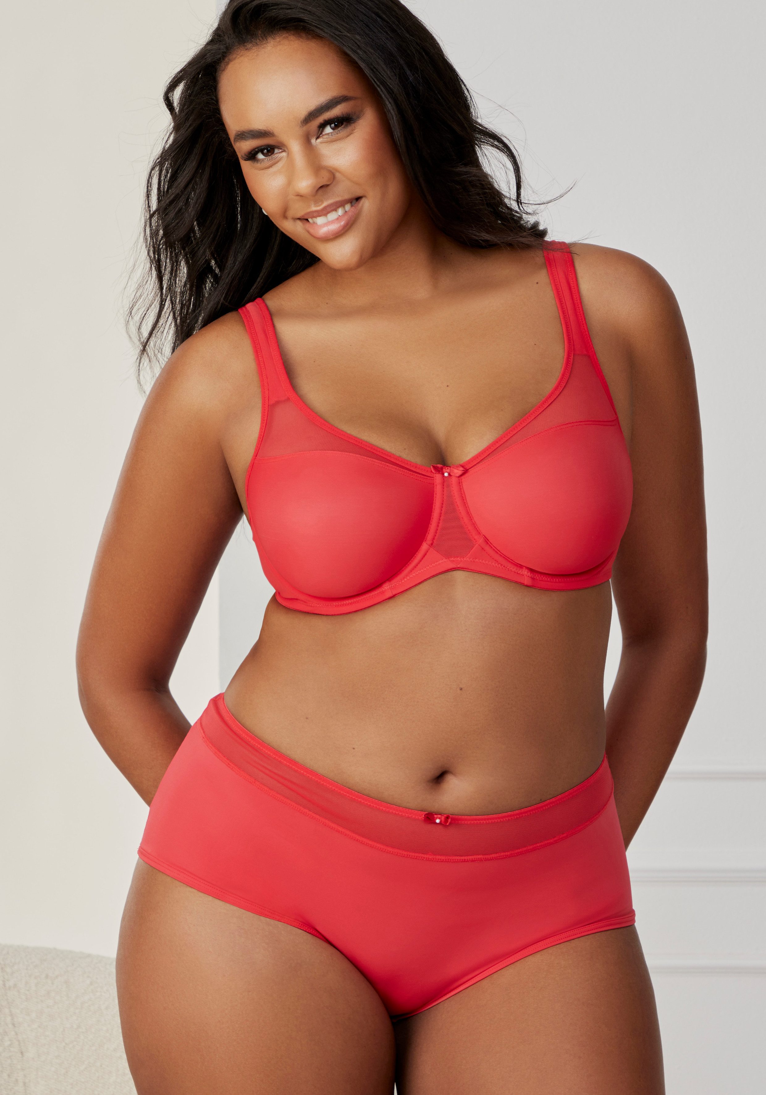 Nuance by Lascana Panty mit transparentem Bund und Zierschleife – Bild 3 von 5