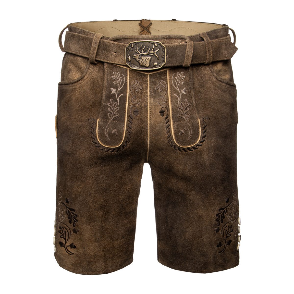 Spieth & Wensky Trachtenlederhose Gernot Herren (1-tlg) Trachtenlederhose, Trachtenhose, Bayerische Lederhose, Oktoberfest