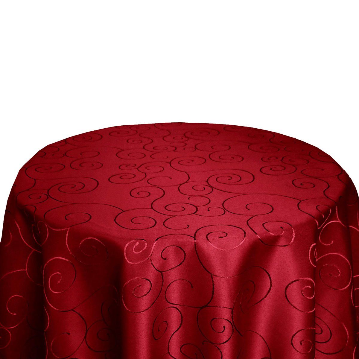 Bronze Tischdecke Ornamente RUND Tischdecke Seidenglanz uni Damast, strapaz günstig online kaufen