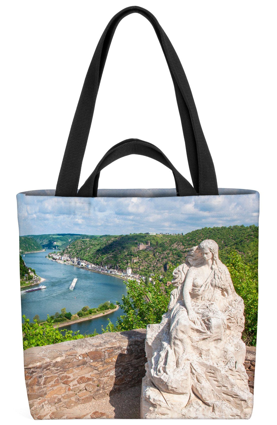 VOID Henkeltasche (1-tlg), Loreley Deutschlands Sehenswürdigkeiten Ausflugsziel Märchenhaft hist | Henkeltaschen