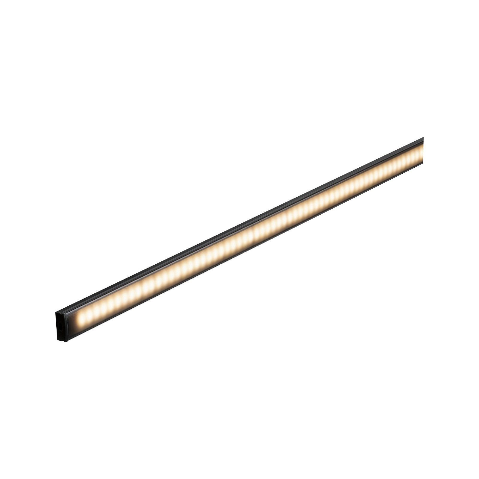Paulmann Diffusor schwarz 2m Alu/Kunststoff LED-Stripe-Profil Base Profil mit eloxiert/schwarz