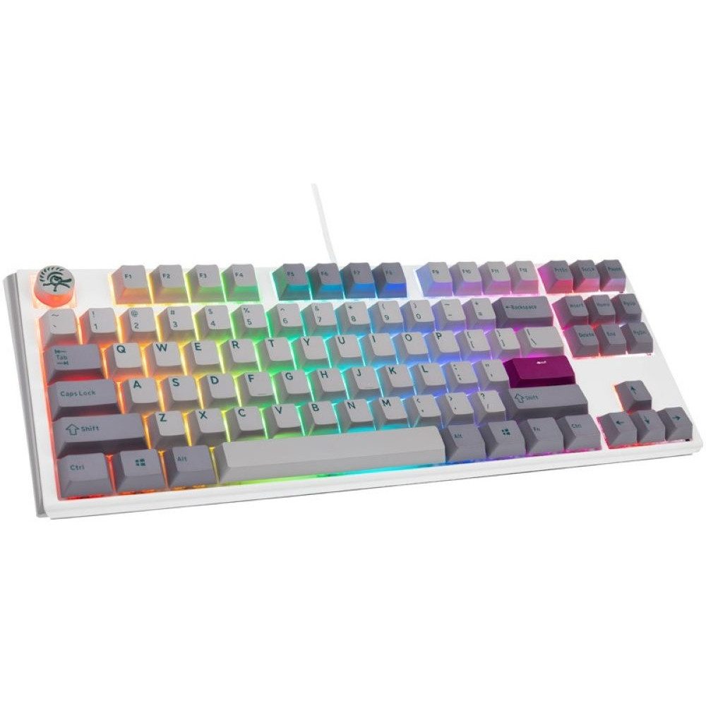 Ducky One 3 Cherry MX Blue TKL - Gaming Tastatur - mist grey Gaming-Tastatur