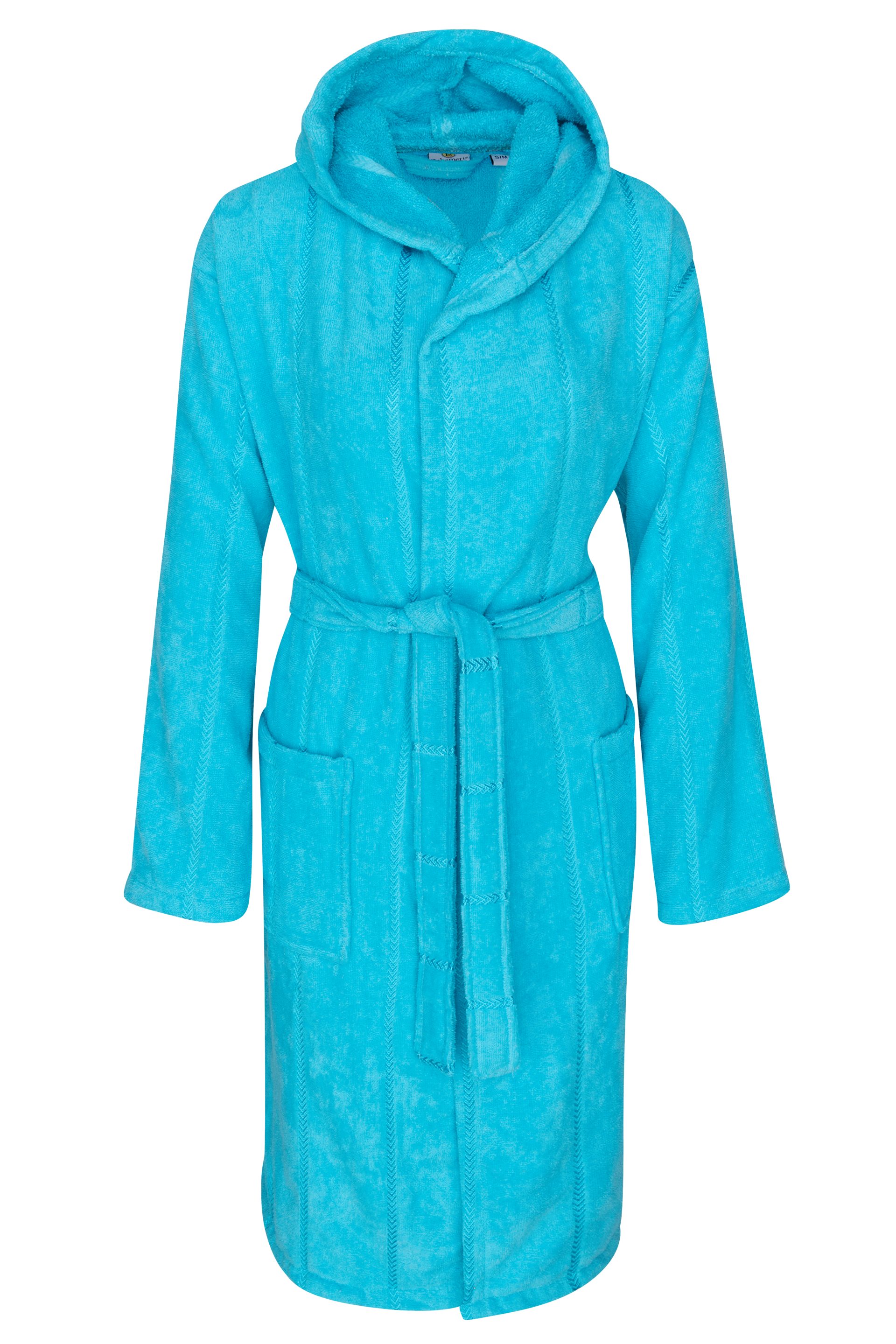 Just2little Bademantel Baumwoll-langarm Bademantel mit Kapuze - OEKO-TEX® Z günstig online kaufen