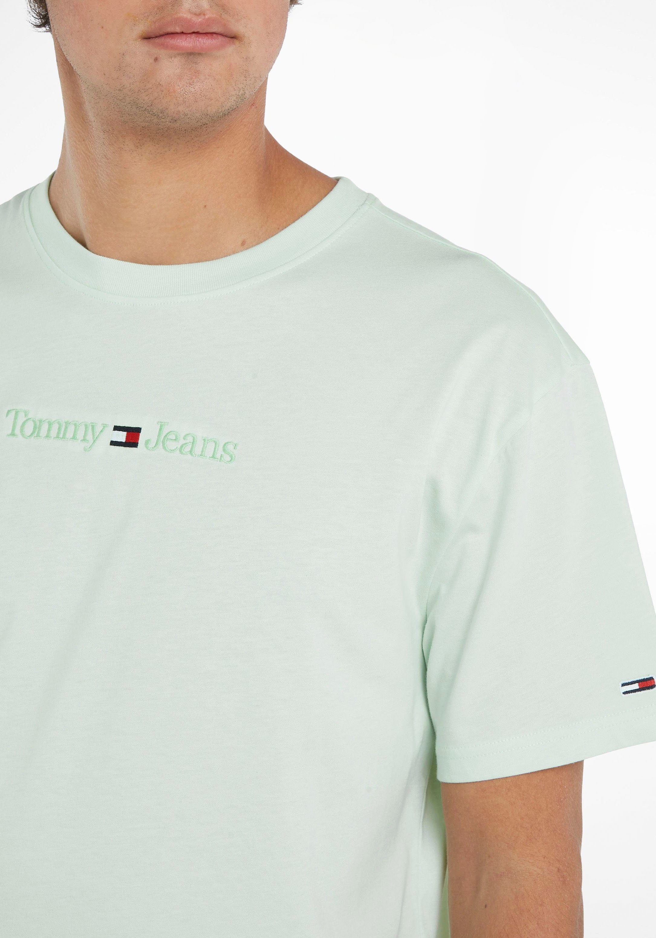 Tommy T-Shirt SMALL Jeans TJM CLSC TEE Minty TEXT