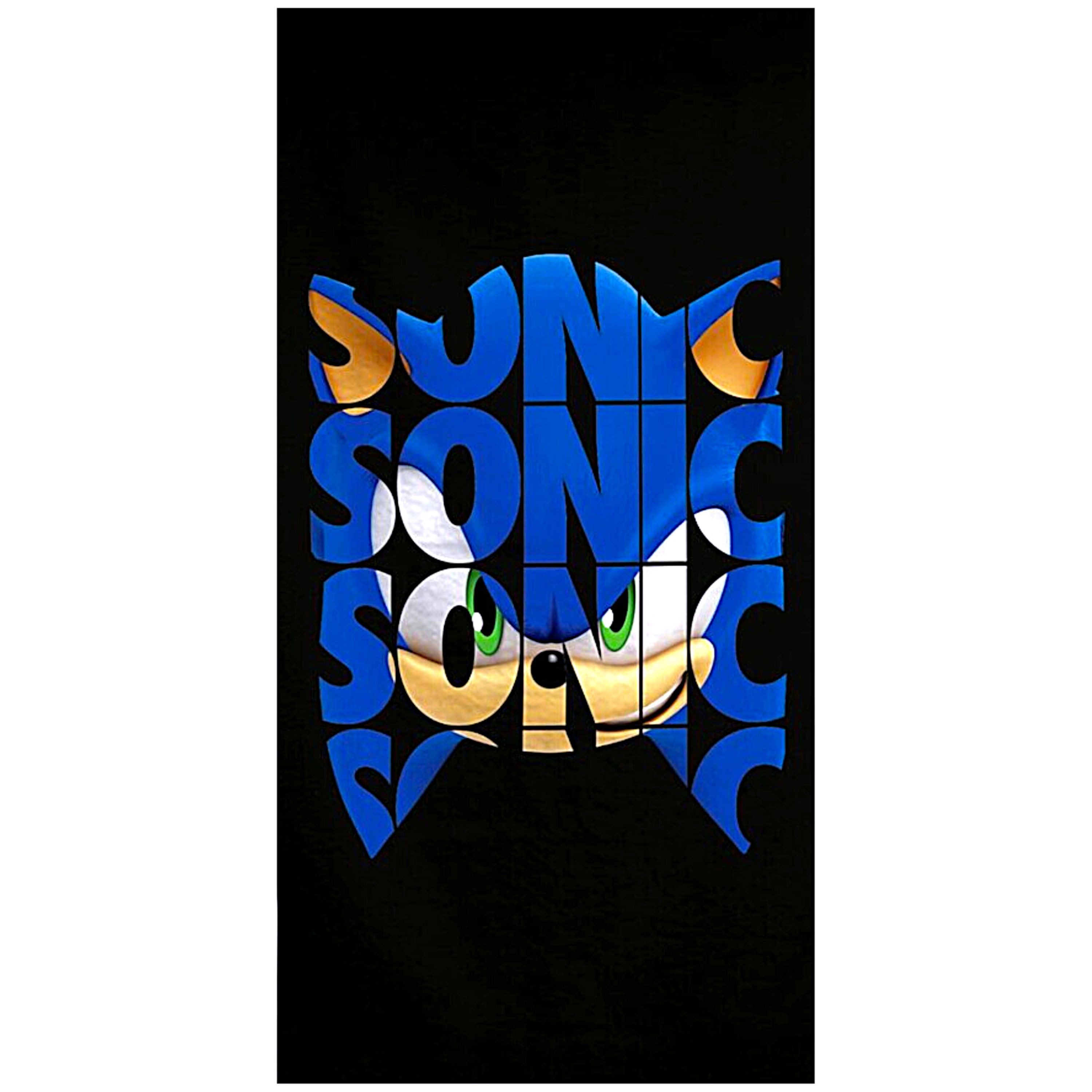 Sonic SEGA Badetuch, Mikrofaser, Kinder Strandtuch günstig online kaufen