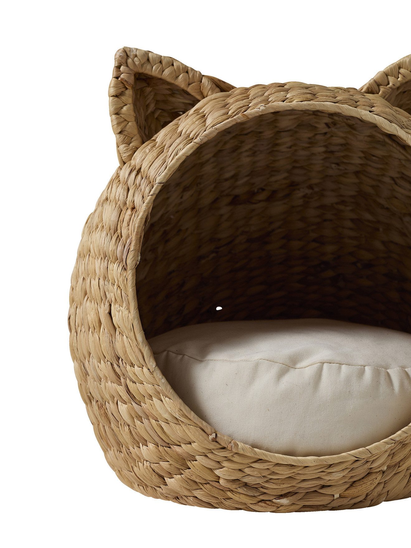 vertbaudet Tierkorb Katzenkorb aus Wasserhyazinthe günstig online kaufen