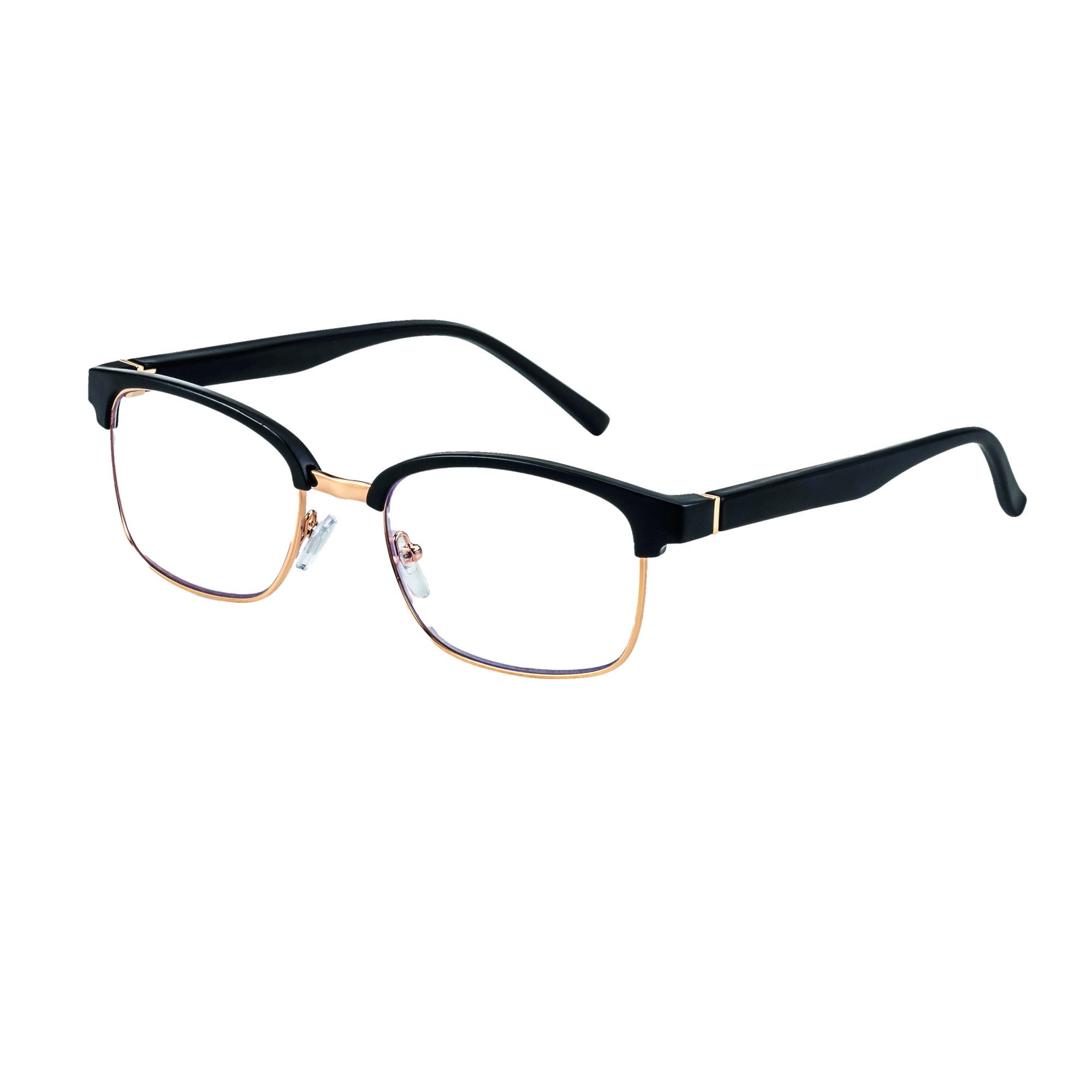 Lesehilfe Lesebrille Palermo F4562320 schwarz/go 2,5