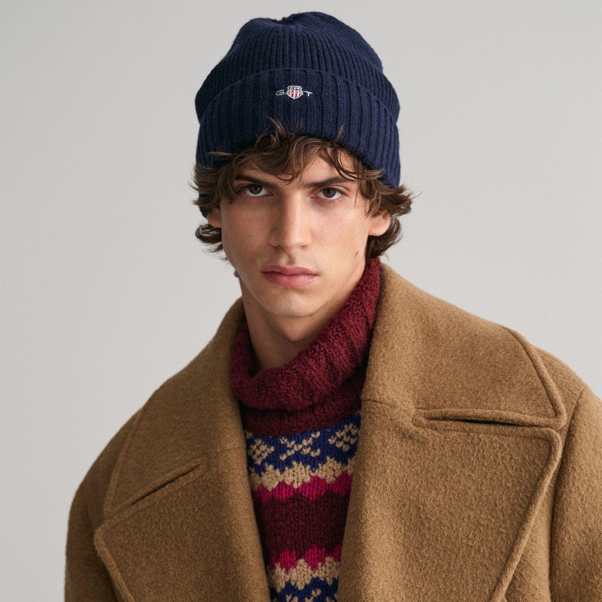 Gant Strickmütze 9910023 Unisex Wintermütze Shield Wool Beanie