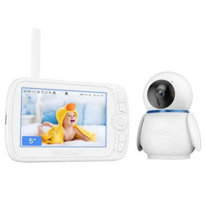 Proscenic Video-Babyphone Proscenic 300 WLAN Kamera - 1080P Nachtsicht SD- Kartenoption, Weiß