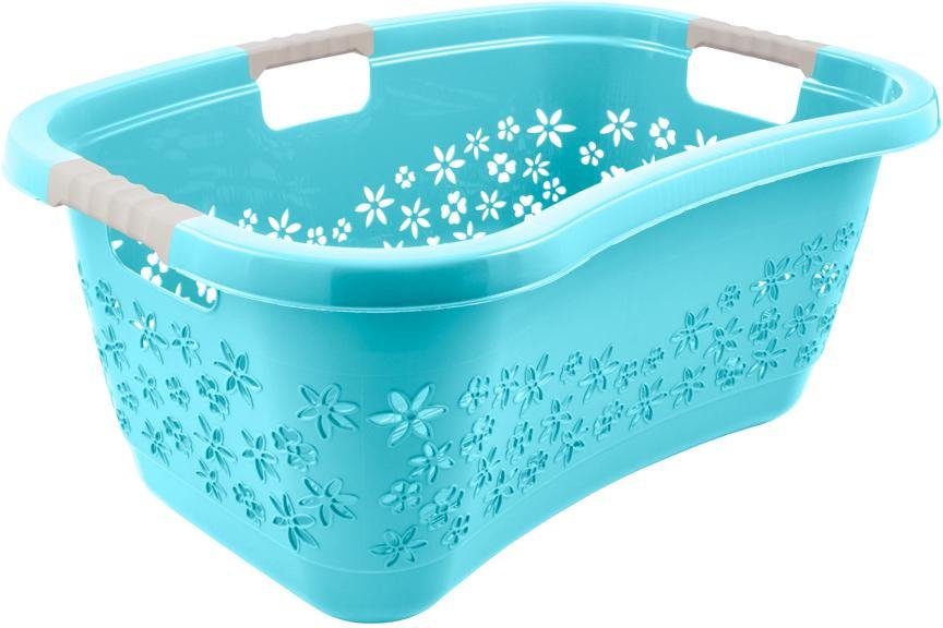 keeeper Wäschekorb lasse, ergonomisch, mit Softgriffen, 65 x 45 x 28 cm, 50 günstig online kaufen