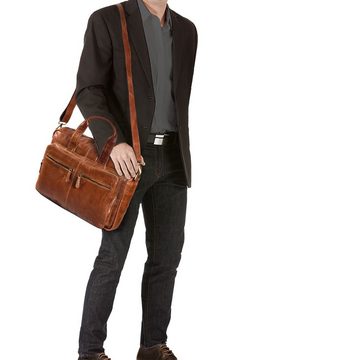 STILORD Laptoptasche "Leandro" Ledertasche Herren Laptoptasche