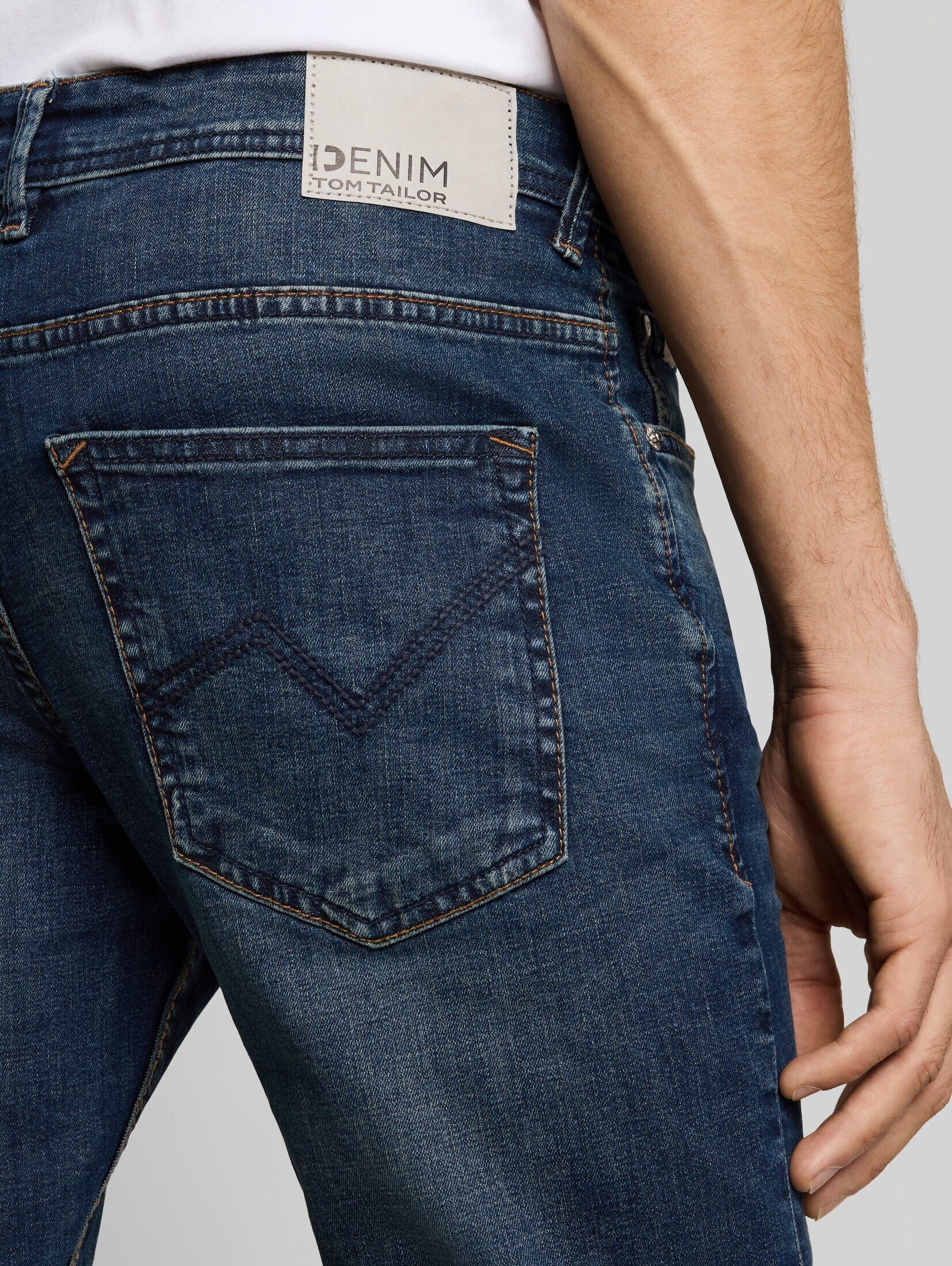 TOM TAILOR Denim Slim-fit-Jeans Jeanshosen TTPIERS SLIM Jeans – Bild 5 von 5