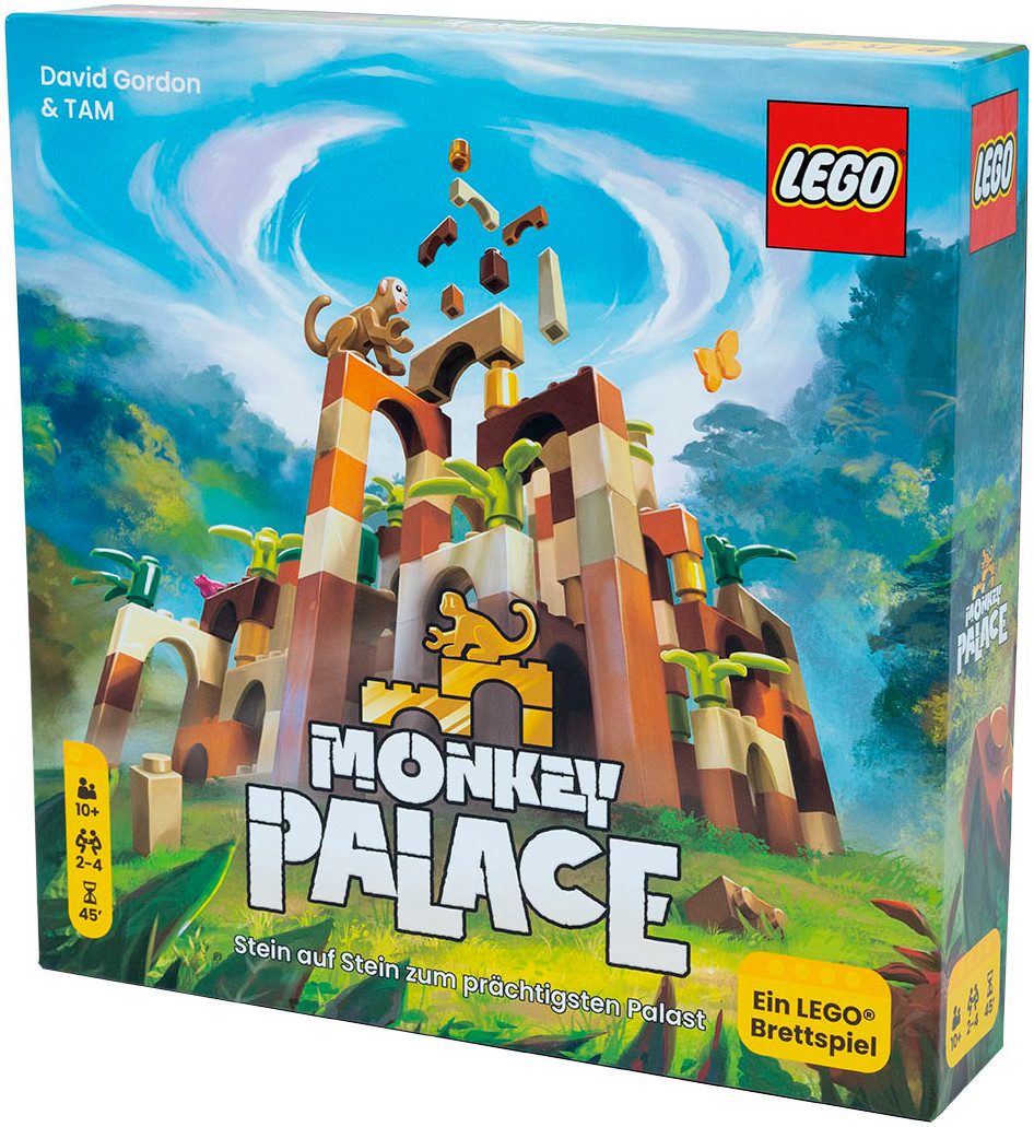 Asmodee Spiel LEGO Monkey Palace, Kinderspiel, Made in Europe