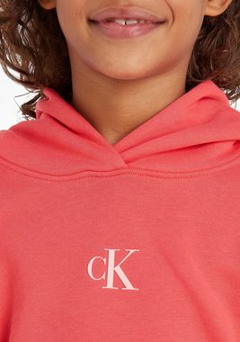 Calvin Klein Jeans Kapuzensweatshirt CK LOGO BOXY HOODIE für Kinder bis 16 Jahre