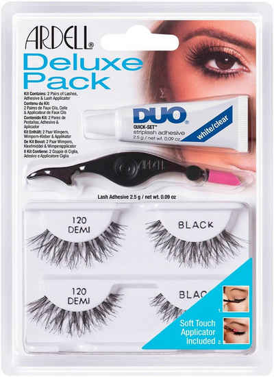 ARDELL Bandwimpern »Deluxe Pack 120«, inkl. DUO Wimpernkleber und Applikator