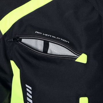 Büse Motorradhelm Büse Torino II Textiljacke schwarz / neongelb Herren