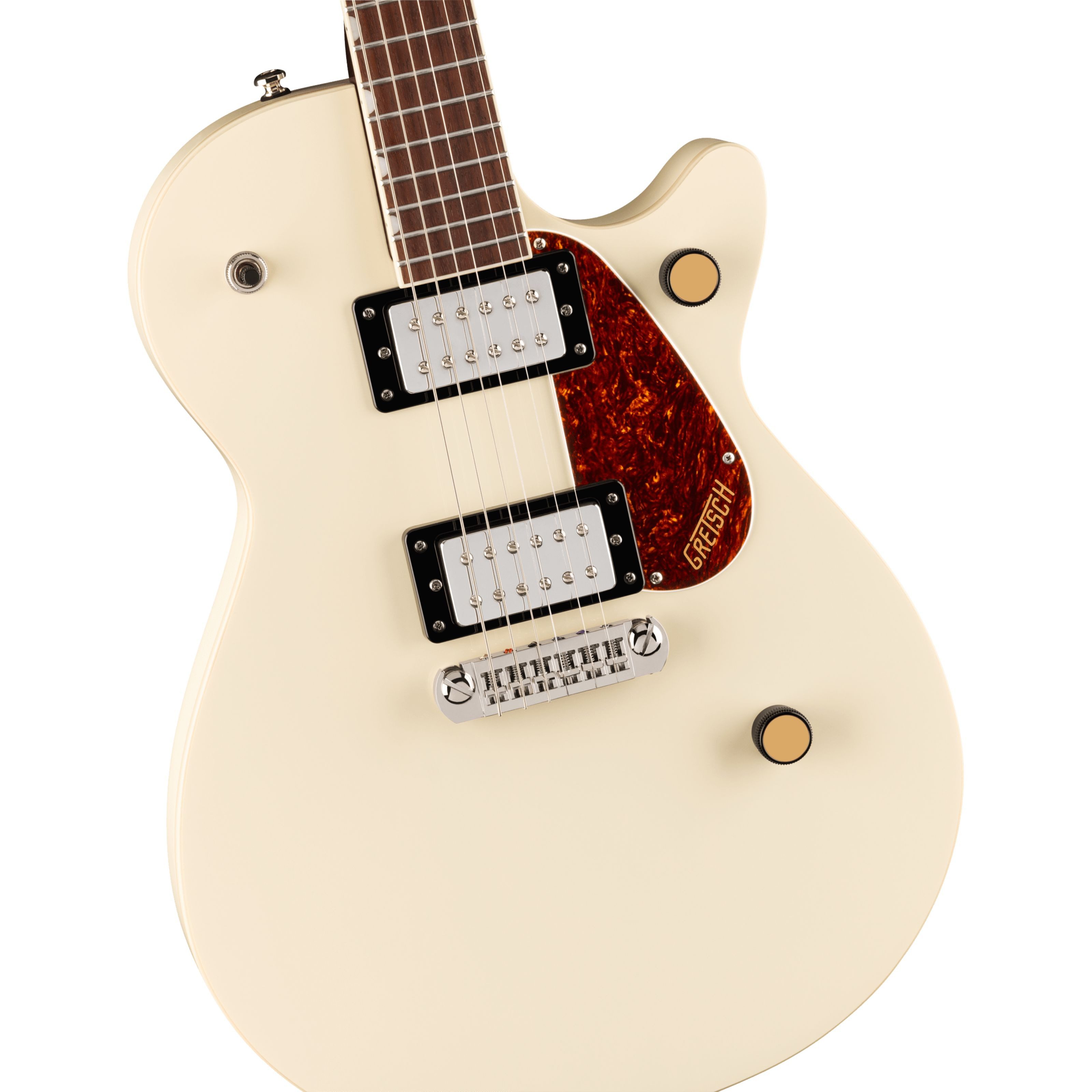 Gretsch E-Gitarre, E-Gitarren, Single Cut Modelle, Streamliner Jet Club VWT Vintage White - Single Cut E-Gitarre