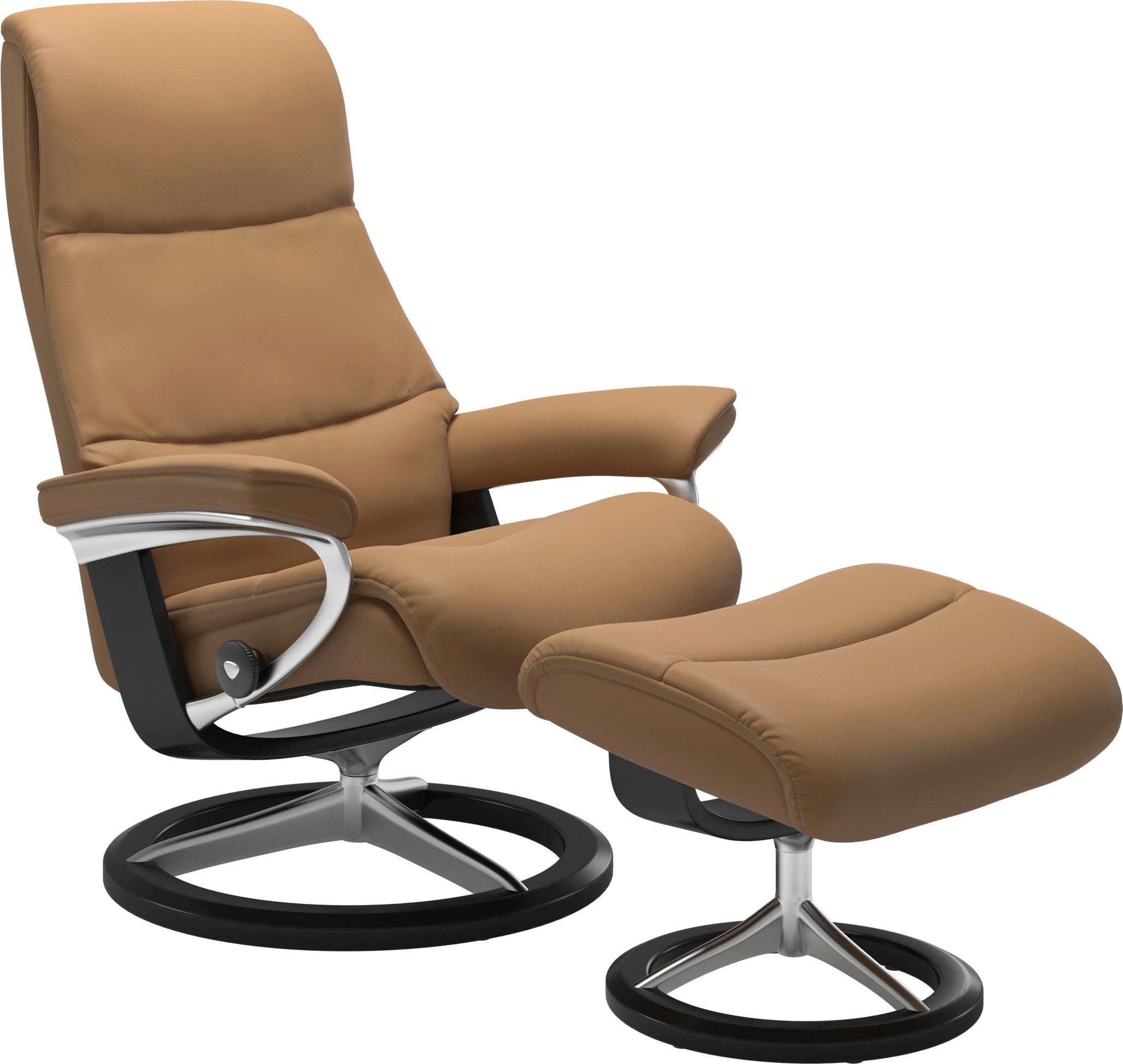 Stressless® Relaxsessel View, mit Signature Größe L,Gestell Base, Schwarz