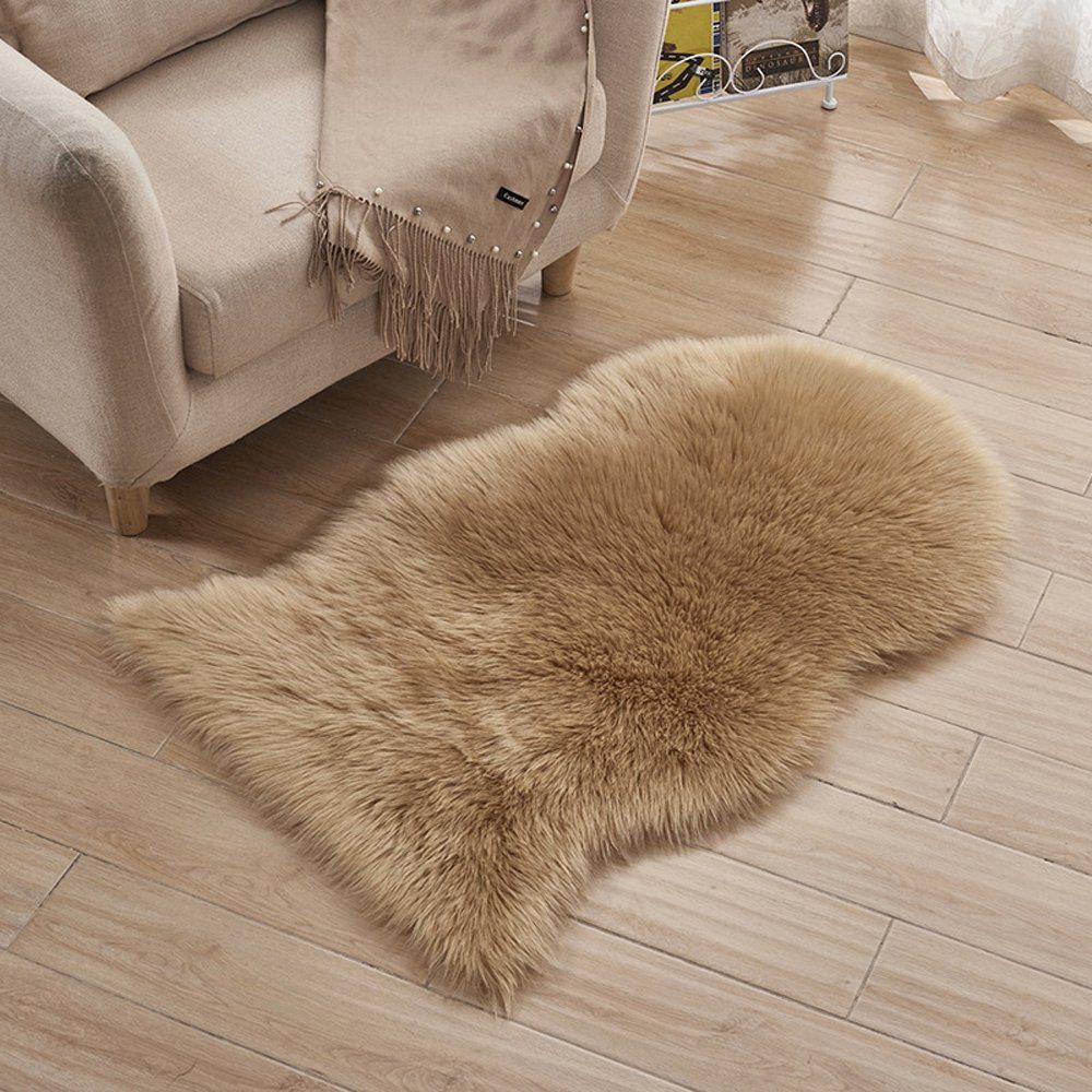 BTTO TEPP Hochflor-Teppich Fellteppich,Kunstfell,Weich,Hochflor Shaggy Tepp günstig online kaufen