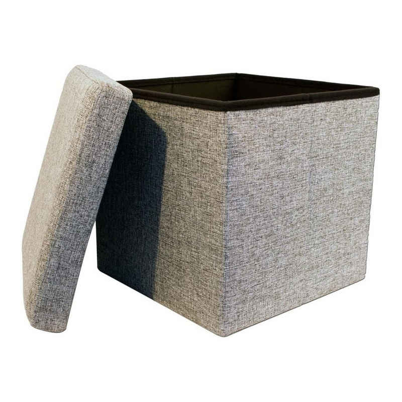 ECHTWERK Кубик для сидіння StoreCube, Стільці mit Stauraum, Кубик для сидіння faltbar, ca. 38x38x38 cm, Strukturstoff, Aufbewahrungsbox