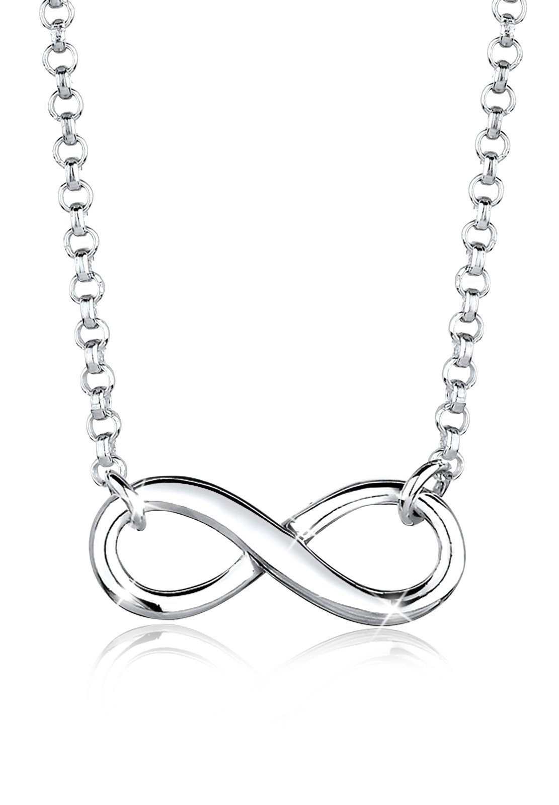 Elli Choker Infinity Symbol Unendlichkeit 925 Silber