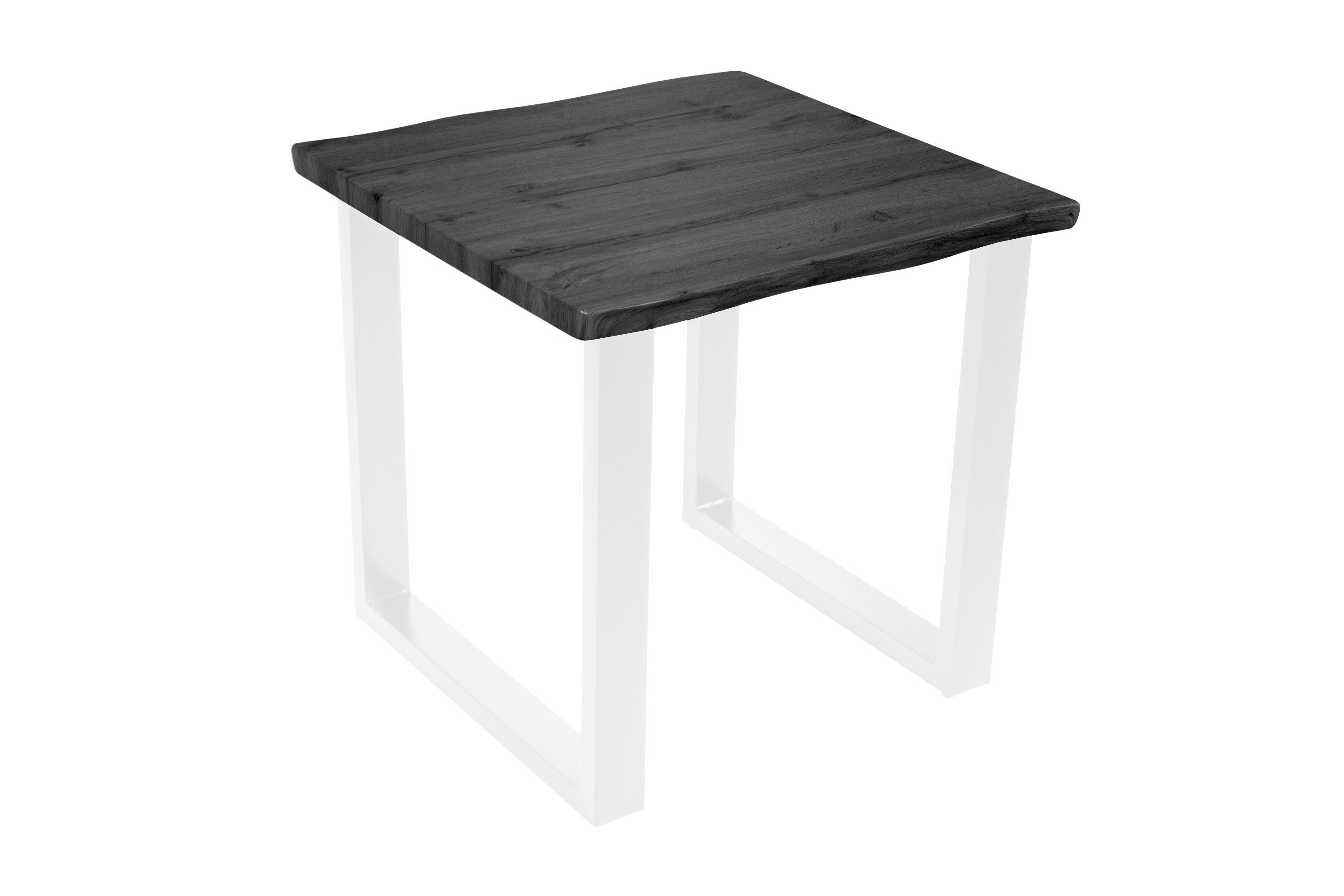 Loreno® Esstisch Josy, Holz-Optik Grau, Baumkante, günstig online kaufen