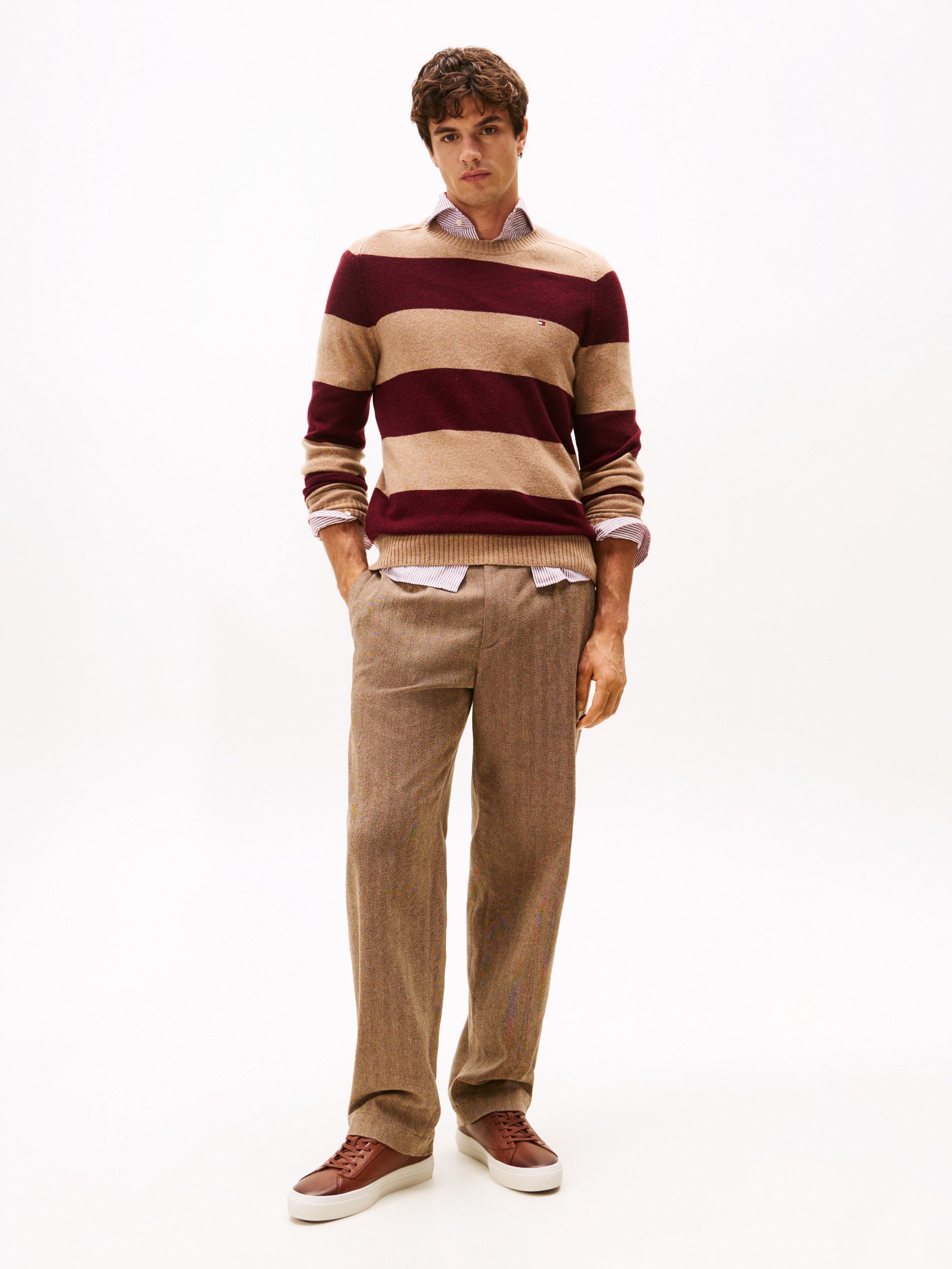 Tommy Hilfiger PREMIUM DRESS CUPSOLE COGNAC Sneaker, Freizeitschuh, Halbsch günstig online kaufen