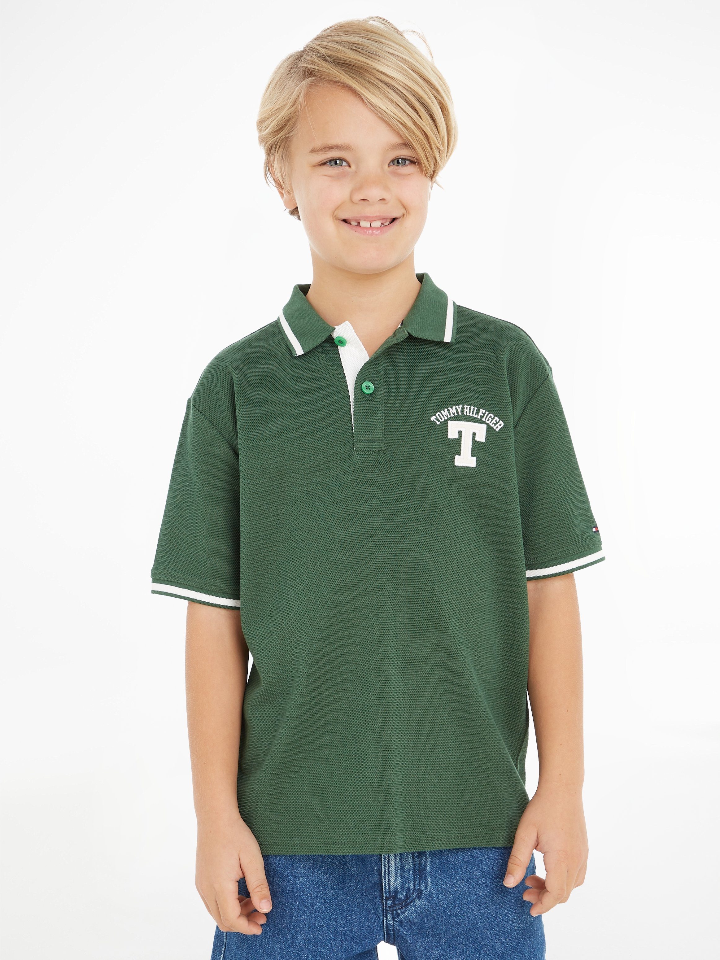 Tommy Hilfiger Jungen Poloshirts online kaufen | OTTO | Rundhalsshirts
