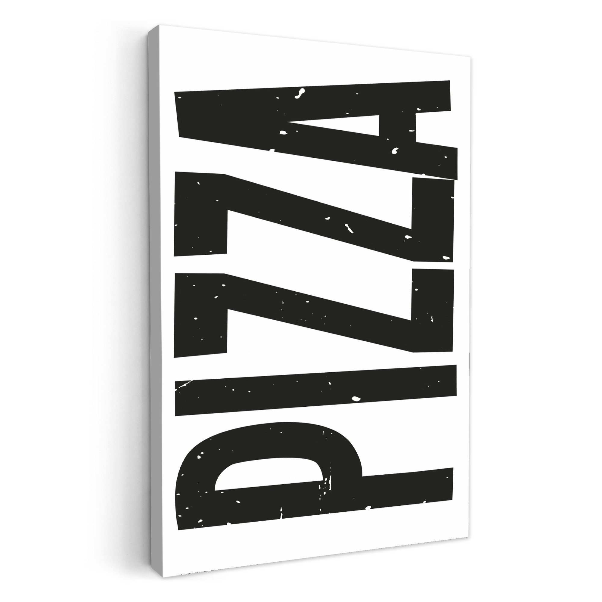 OneMillionCanvasses® Leinwandbild Pizza - Japandi - günstig online kaufen