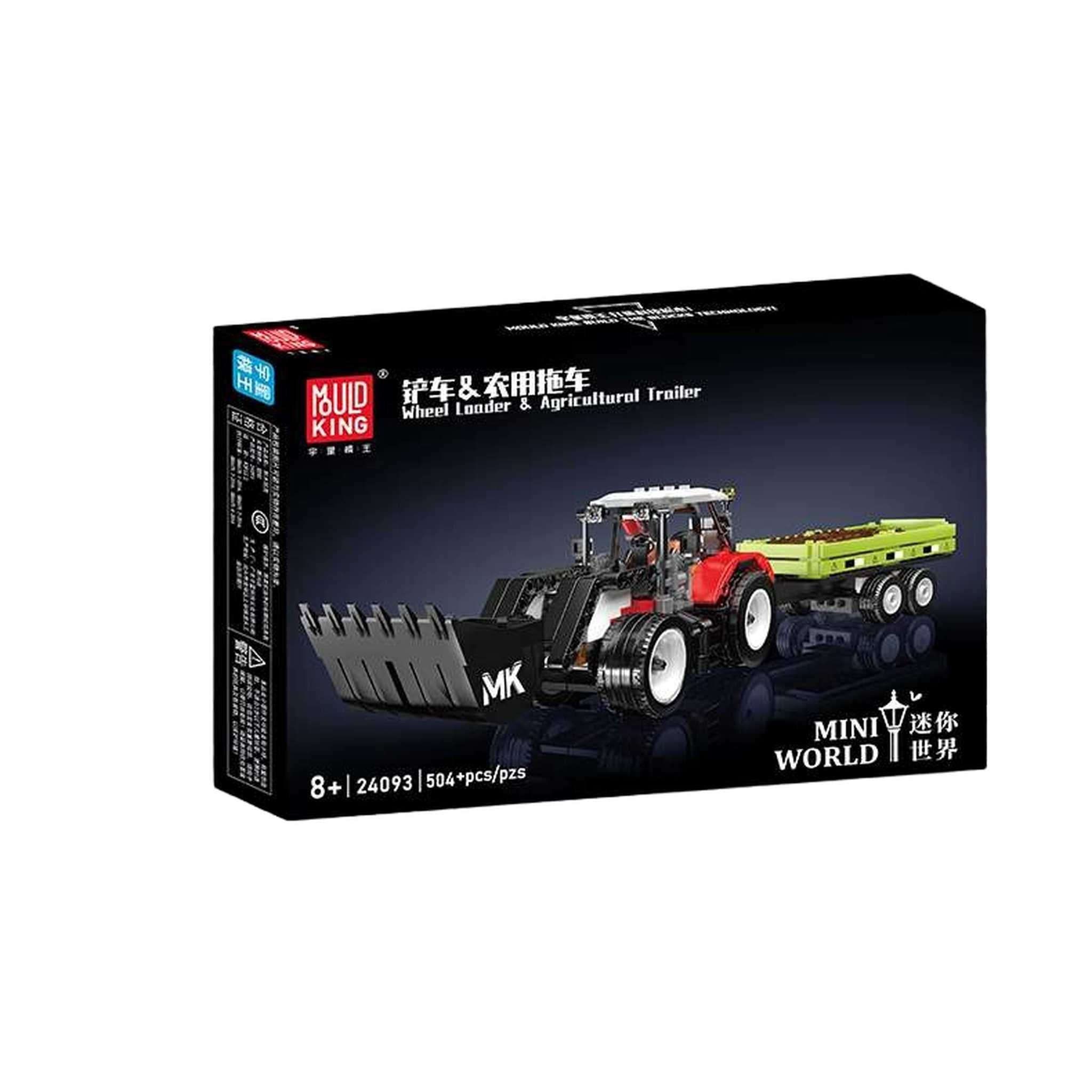 Mould King 24093 - Traktor mit Anhänger (Mould King) Spielbausteine