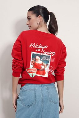 Next Sweatshirt Lizenzierter Weihnachtspullover Coca-Cola (1-tlg)