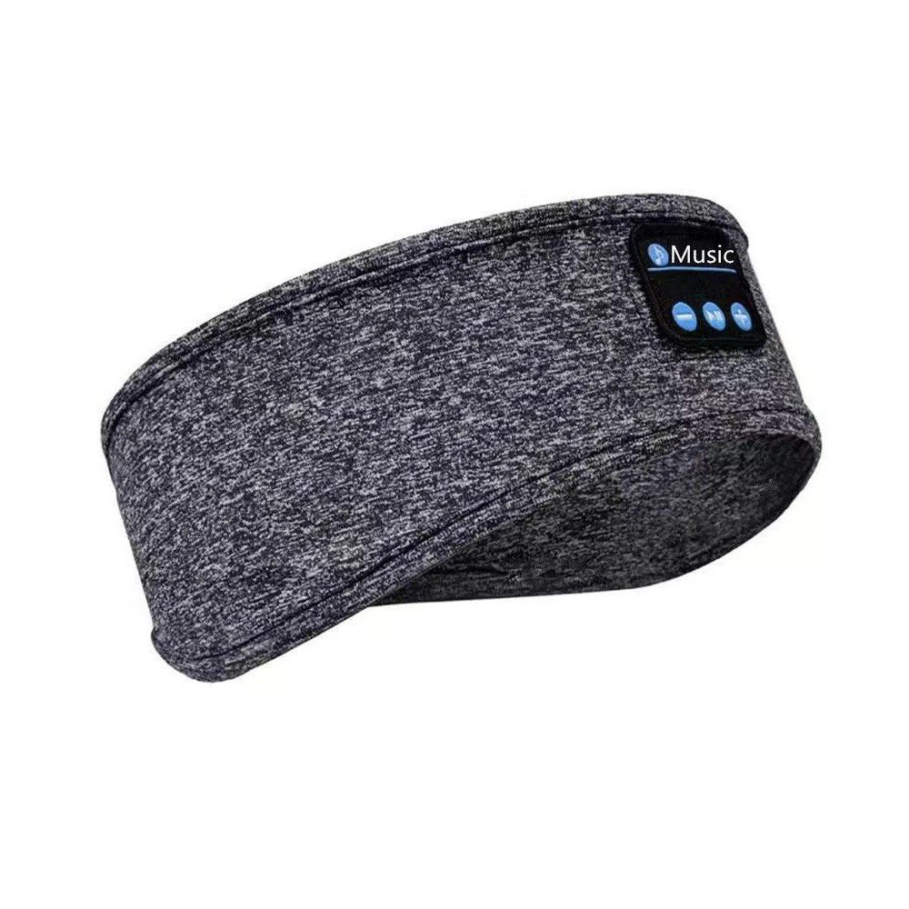 Stelby Bluetooth Schlafmaske mit Kopfhörern – Schlafband mit Musik Blau Bluetooth-Kopfhörer (Nein, Bluetooth, Bluetooth-Schlafkopfhörer-Stirnband, weich, waschb – Bild 4 von 5