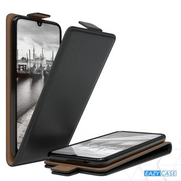 EAZY CASE Handyhülle Flipcase für Samsung Galaxy M31 6,4 Zoll, Tasche Klapphülle Handytasche zum Aufklappen Etui Kunstleder Schwarz