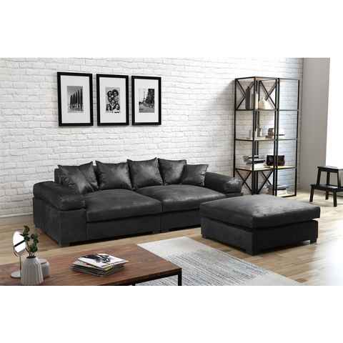 Fun Möbel Big-Sofa Big Sofa Couchgarnitur Megasofa Riesensofa AREZZO inkl.Hocker, inkl. Hocker 1 Teile, Neue Stoffe unter der Artikelnummer: S0V8R0K8OM1P2