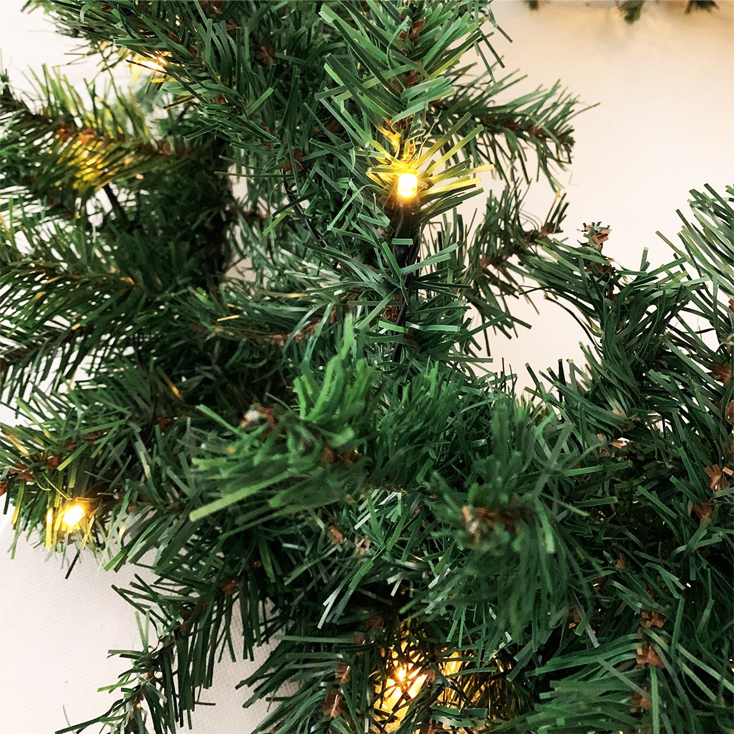 Mojawo Lichtervorhang XL LED Tannengirlande Weihnachtsbeleuchtung günstig online kaufen